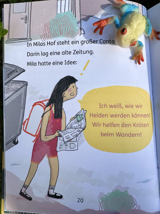 Erstlesebuch Wir vier Helden - Froschtage